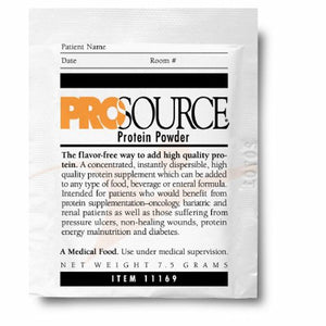 Prosource, Protein Supplement ProSource Unflavored 7.5 Gram Individual Packet Powder, Count of 100