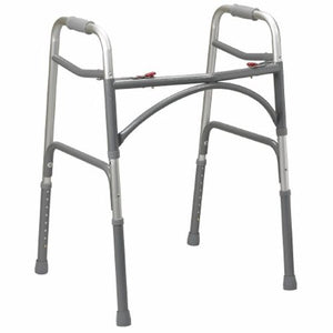McKesson, Bariatric Folding Walker Adjustable Height McKesson Steel Frame 500 lbs. Weight Capacity 32-1/2 to 3, Count of 1