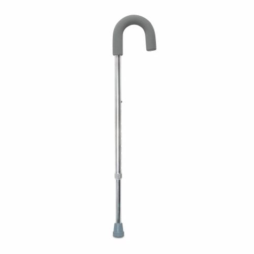McKesson, Round Handle Cane McKesson Aluminum 28-3/4 to 37-3/4 Inch Height Silver, Count of 6