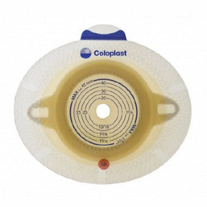 Coloplast, Ostomy Barrier SenSura  Flex Xpro Pre-Cut, Extended Wear Double Layer Adhesive 2-3/8 Inch Flange Blu, Count of 5