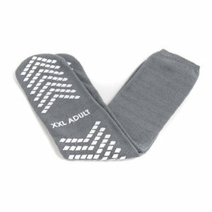 McKesson, Slipper Socks McKesson Adult 2X-Large Gray Above the Ankle, Count of 48
