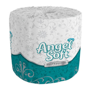Georgia Pacific, Toilet Tissue Angel Soft  Ultra Professional Series White 2-Ply Standard Size Cored Roll 450 Sheets, Count of 1
