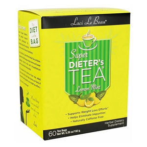 Laci Le Beau Super Dieters Tea Lemon Mint 60 Bags by Natrol