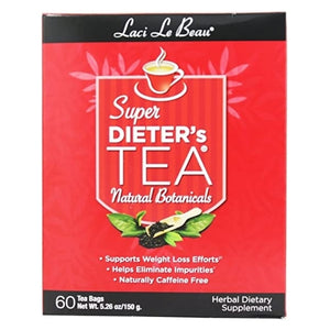 Laci Le Beau Super Dieters Tea Original Herb 60 Bags by Natrol
