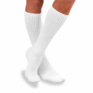 Jobst, Diabetic Compression Socks JOBST  Sensifoot Knee High Small White Closed Toe, Count of 1