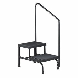 McKesson, Step Stool McKesson Bariatric 2-Step Powder Coated Steel 9 Inch and 16 Inch, Count of 1