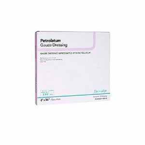 DermaRite, Impregnated Dressing 3 X 36 Inch Sterile, Count of 12