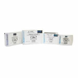 DermaRite, Transparent Film Dressing DermaView Rectangle 2-3/5 X 2-1/5 Inch 2 Tab Delivery With Label Sterile, Count of 100