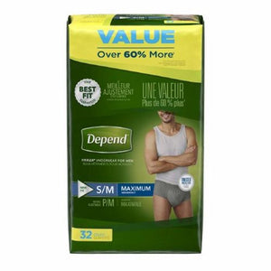 Kimberly Clark, Male Adult Absorbent Underwear, Count of 32