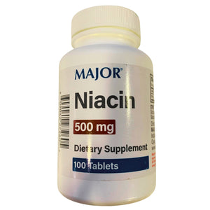 Major Pharmaceuticals, Niacin, 100 Tabs
