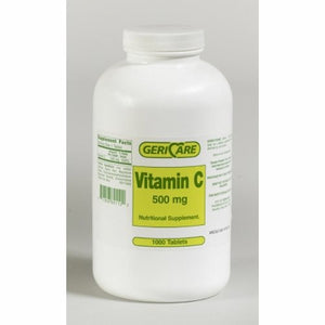McKesson, Vitamin C Supplement Geri-Care Ascorbic Acid 500 mg Strength Tablet 1000 per Bottle, Count of 1