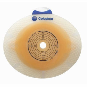 Coloplast, Ostomy Barrier SenSura  Click Trim to Fit, Standard Wear Blue Code 5/8 to 1-11/16 Inch Stoma, Count of 5