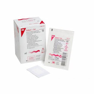 3M, Adhesive Dressing 3M Medipore 2 X 2-3/4 Inch Soft Cloth Rectangle White Sterile, Count of 50