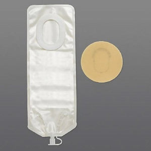 Hollister, Colostomy Pouch Pouchkins One-Piece System 6 Inch Length 7/8 to 1-3/8 Inch Stoma Drainable Trim To F, Count of 15