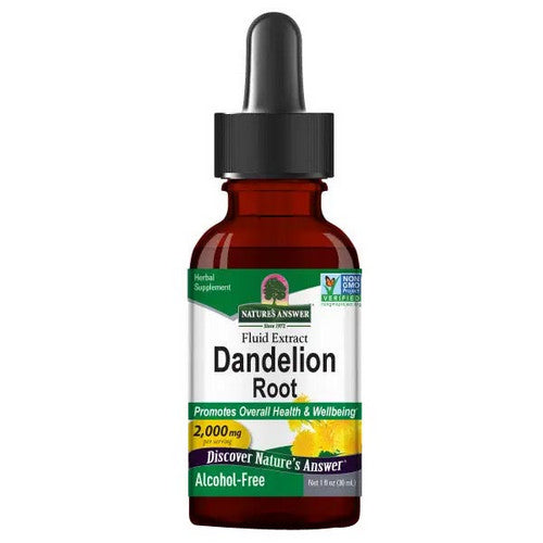 Nature's Answer, Dandelion Root, ORGANIC ALCOHOL FREE, 1 OZ