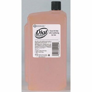 Dial, Shampoo and Body Wash 1,000 mL Refill Peach Scent, Count of 1