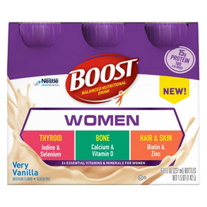 Nestle Healthcare Nutrition, Boost Balanced Nutritional Drink for Women, Count of 1