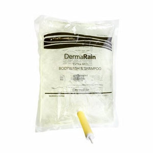 DermaRite, Shampoo and Body Wash DermaRain  800 mL Dispenser Refill Bottle Scented, Count of 12