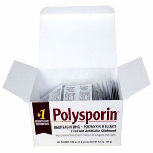 Polysporin, First Aid Antibiotic Polysporin  Ointment 144 per Box Individual Packet, Count of 144