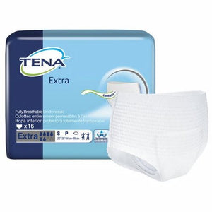 Tena, Unisex Adult Absorbent Underwear, Count of 16