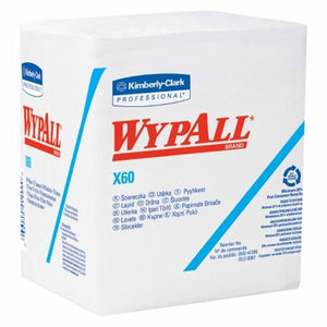 Lagasse, Task Wipe WypAll X60 Light Duty White NonSterile Cellulose / Polypropylene 12 X 12-1/2 Inch Reusable, Count of 1