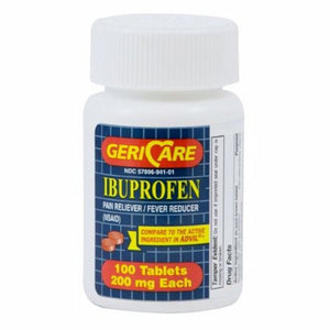 McKesson, Pain Relief Geri-Care  200 mg Strength Ibuprofen Tablet 100 per Bottle, Count of 1