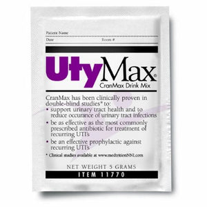 Medtrition, Urinary Health Supplement UtyMax  CranMax  Cranberry Flavor 5 Gram Container Individual Packet Powde, Count of 60