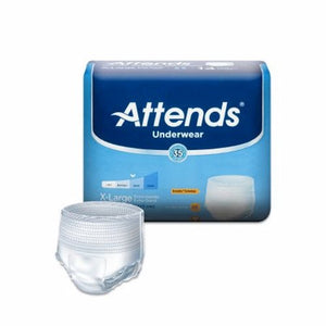 Attends, Unisex Adult Absorbent Underwear Attends Pull On X-Large, Count of 100