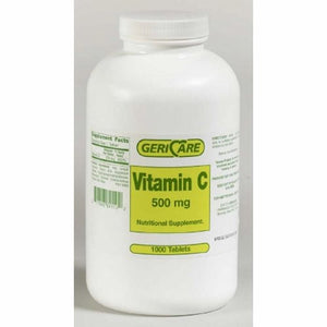 McKesson, Vitamin C Supplement Geri-Care Ascorbic Acid 500 mg Strength Tablet 500 per Bottle, Count of 1