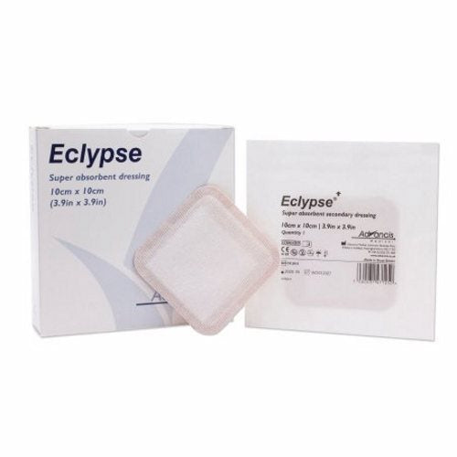 Mediusa, Super Absorbent Wound Dressing Eclypse  Cellulose 4 X 4 Inch, Count of 1