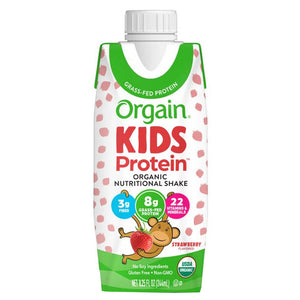 Orgain, Kids Protein Organic Nutrition Shake Strawberry, Count of 1