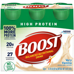 Nestle Healthcare Nutrition, Boost High Protein Very Vanilla, Count of 1