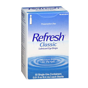 Refresh, Refresh Classic Preservative-Free Eye Drops Single-Use Containers, Count of 50
