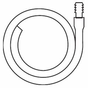 Hollister, Extension Tubing Hollister 18 Inch L, 11/32 Inch ID, Oval, Kink Resistant, With Connector, Count of 10