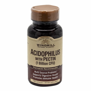 Windmill Health, Acidophilus with Pectin, 100 Caps