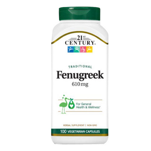 21st Century, Whole Herb Fenugreek, 610 mg, 100 Veg Caps