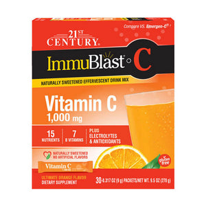 21st Century, Immublast-C Ultimate Orange, 30 Count