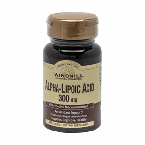 Windmill Health, Alpha Lipoic Acid, 300mg 60 Tabs