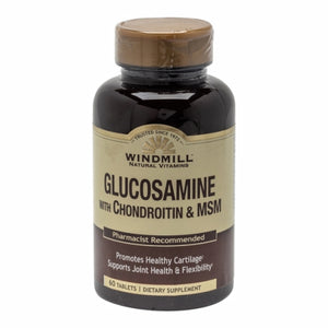 Windmill Health, Glucosamine with Chondrotin & MSM, 60 Tabs
