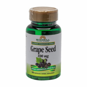 Windmill Health, Grape Seed Oil, 100 mg, 60 Caps