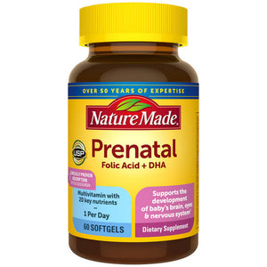Nature Made, Prenatal Multi with DHA, 60 Tabs