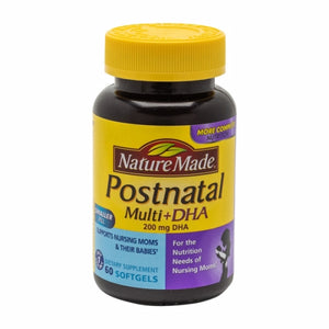 Nature Made, Post Natal Multi + DHA, 60 Soft gels