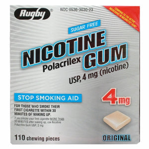Major Pharmaceuticals, Nicotine Gum, 4mg, Original 110 Chews