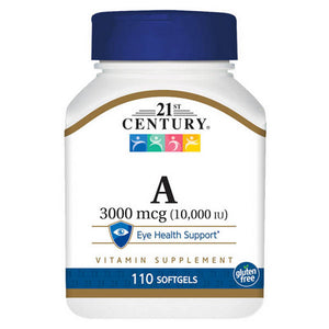 21st Century, Vitamin A 10000 IU, 110 Softgels
