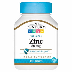21st Century, Zinc, 50mg, 110 Tabs