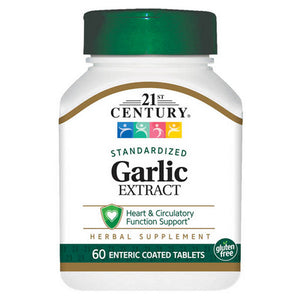 21st Century, Garlic Extract, 60 Tabs