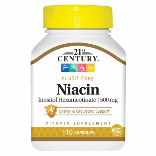 21st Century, Niacin, 500mg, 110 Caps