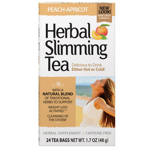 21st Century, Herbal Slimming Tea, Peach Apricot 24 Bags