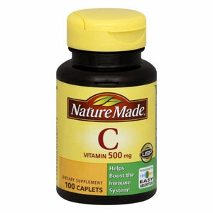 Nature Made, Vitamin C, 500mg, 100 Caplets