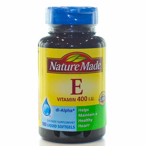Nature Made, Vitamin E DL-Alpha, 180 Liquid Softgels